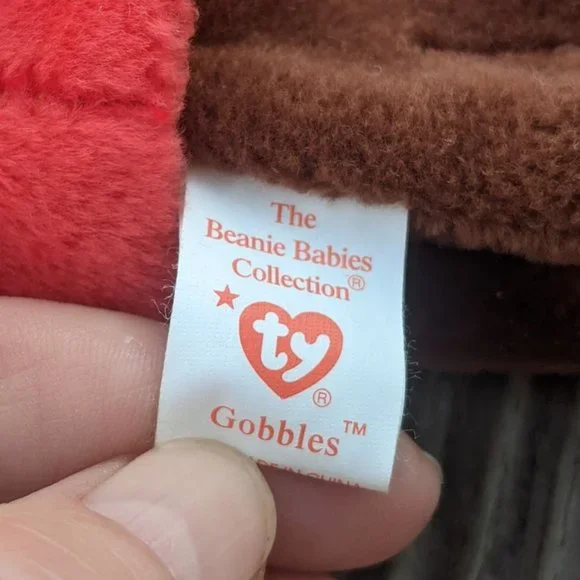 Ty Turkey Beanie Baby "Gobbles" Retired - Picture 8 of 8